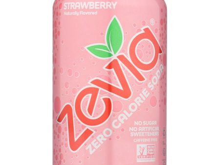 Zevia Soda Zero Calorie Strawberry Cans 6, 72 Oz
 | Pack of 4 Discount