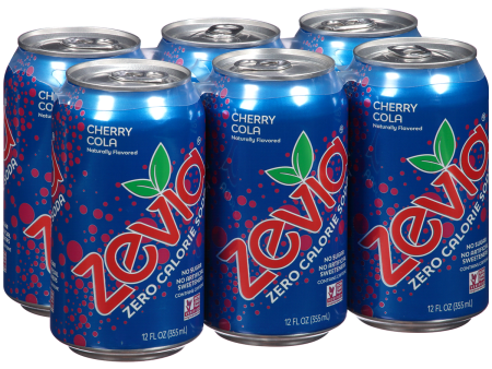 ZEVIA SODA COLA CHERRY 6 PACK
 | Pack of 4 Sale