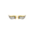 Venetian Wing Stud Earrings For Discount