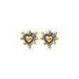 Sacred Heart Stud Earrings Online now