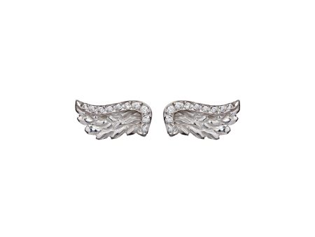 Gold & Diamond Venetian Wing Studs Online