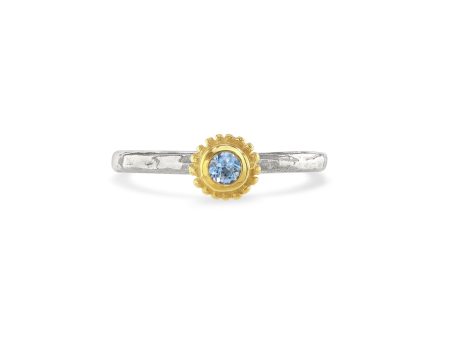 Aquamarine Birthstone Ring Cheap