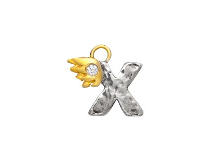 X With Diamond Charm Cheap