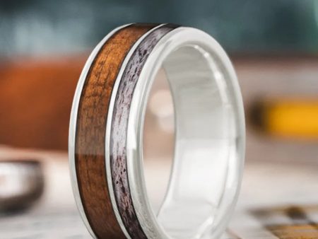 Custom Design - 2-Inlay Offset Ring BUwW_tL_cdesGWd1v5VjWl3V Sale