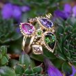 Purple Sapphire Tutti Frutti Ring Fashion