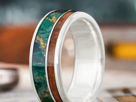 Custom Design - 2-Inlay Offset Ring E2VHbxfSuUzp9Fnsr9N3KeGL Sale