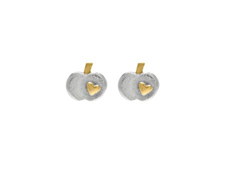 Tiny Apple Stud Earrings Fashion