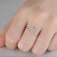 14K Rose Gold Blue Topaz Wedding Band Dainty Curved Stacking Ring December Birthstone Ring Gemstone Band Online