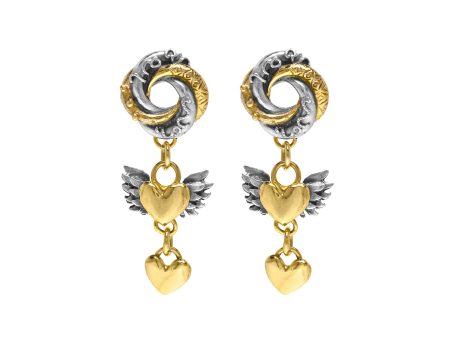 Triple Drop Algerian Loveknot Earrings Fashion