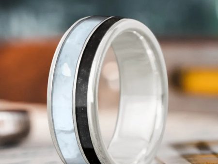 Custom Design - 2-Inlay Offset Ring do1g51HQSYLHufyYy3f3ukhq Online Hot Sale