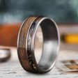 Custom Design - 2-Inlay Offset Ring 3GK8PBfFNjjC8SKiEg772tW_ on Sale