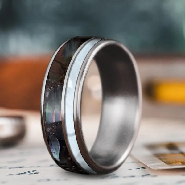 Custom Design - 2-Inlay Offset Ring _65BhF1uqnLYJDTYFS-MFap3 For Cheap