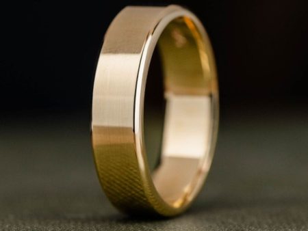 (In-Stock) The Architect | Men s Classic 14k Yellow Gold Wedding Band - Size 12.5 | 5mm Wide on Sale