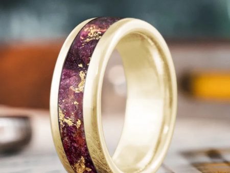 Custom Design - Single Inlay Ring ZRQD7-idwW4-JYTD4hK222zn For Cheap