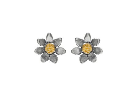 Classic Flower Stud Earrings For Discount