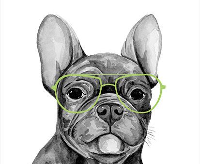 RN363 - Smart Dog - 12x16 Cheap