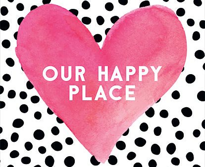 ST933 - Our Happy Place - 12x16 on Sale