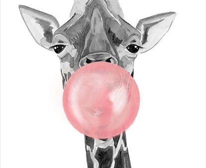 RN362 - Bubblegum Giraffe - 12x16 Discount